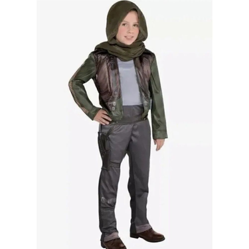 Disney Star Wars Rogue One Jyn Erso Costume Halloween Jedi Child Size 8/10